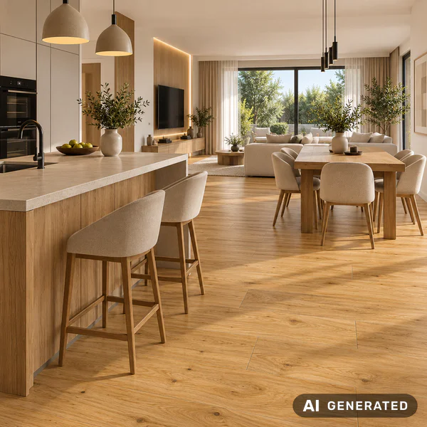 Podłoga drewniana Dąb Family 1-lamelowy Naturalny 14 mm, B