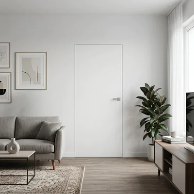 Drzwi Sara Eco 2 bezprzylgowe ukryte lewe 80cm z uszczelką opadającą, 5903526582775