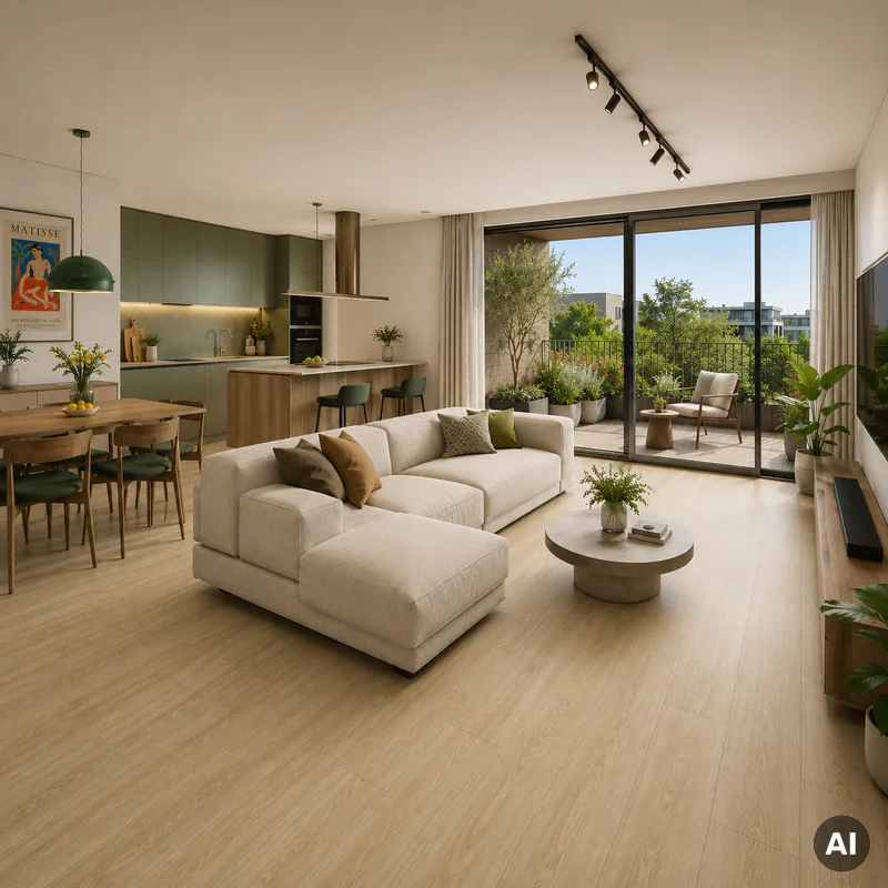 Panele winylowe SPC LVT z podkładem Dąb Riviera Klasa 32 5