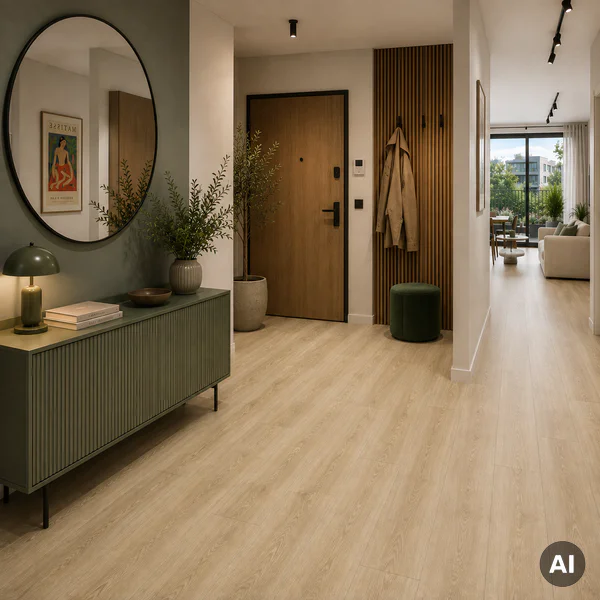 Panele winylowe z podkładem SPC LVT Dąb Riviera Klasa 32 5