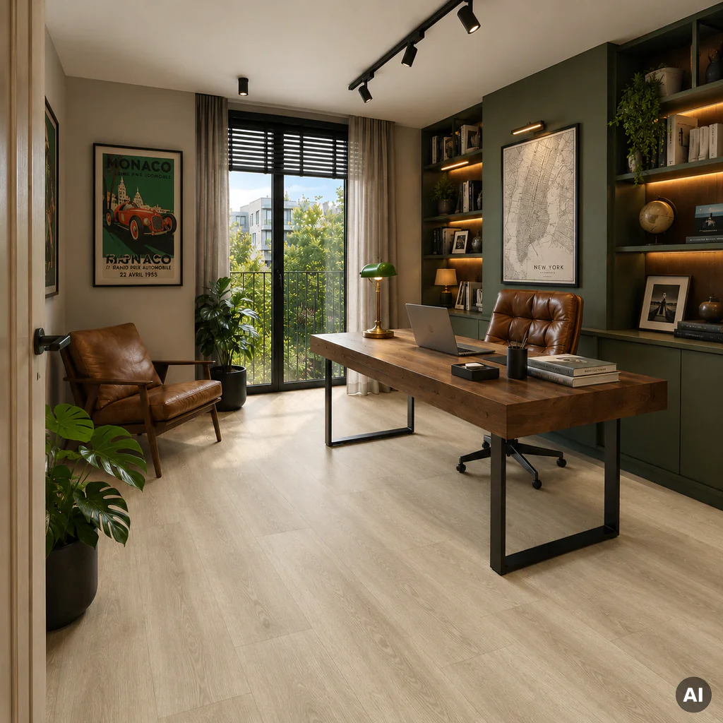 Panele winylowe SPC LVT z podkładem Dąb Riviera Klasa 32 5 mm, 400086215