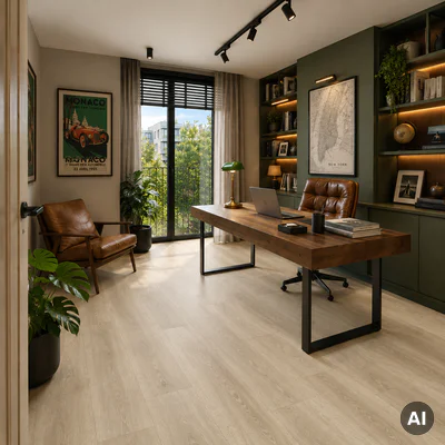 Panele winylowe SPC LVT z podkładem Dąb Riviera Klasa 32 5 mm, 400086215