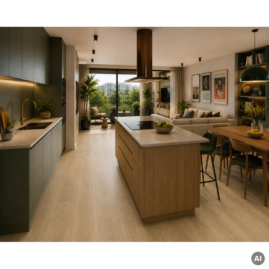 Panele winylowe SPC LVT z podkładem Dąb Riviera Klasa 32 5 mm, 400086215