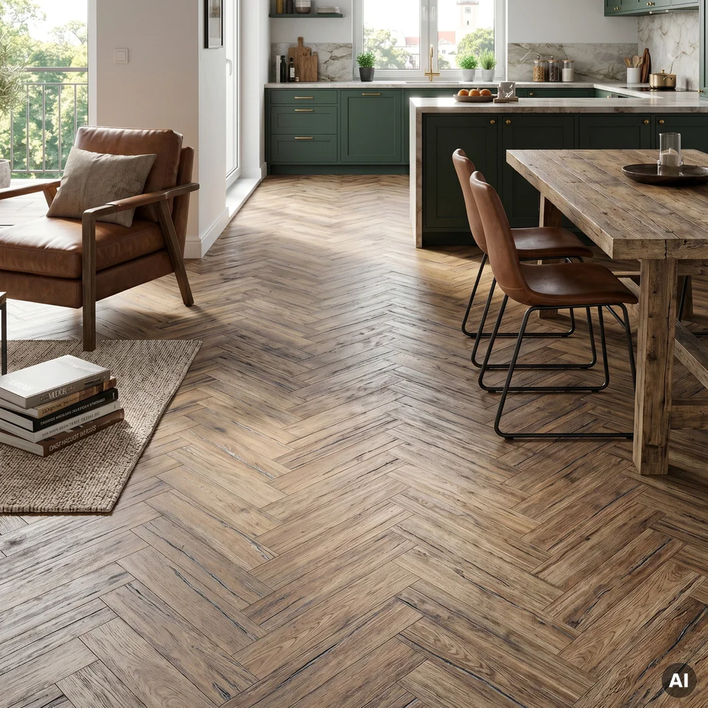 Panele winylowe samoprzylepne Drewno Antyczne 1.8 mm Klasa 22, FC7407-2