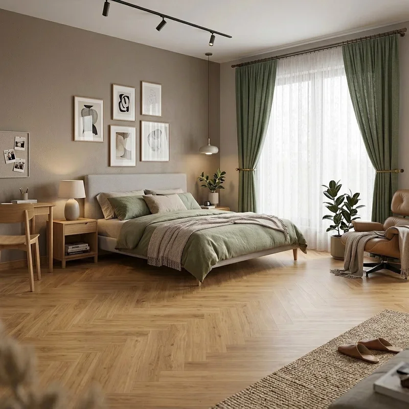 Panele winylowe SPC Jodełka Glow DOU HB 611-IB Klasa 33 5 m