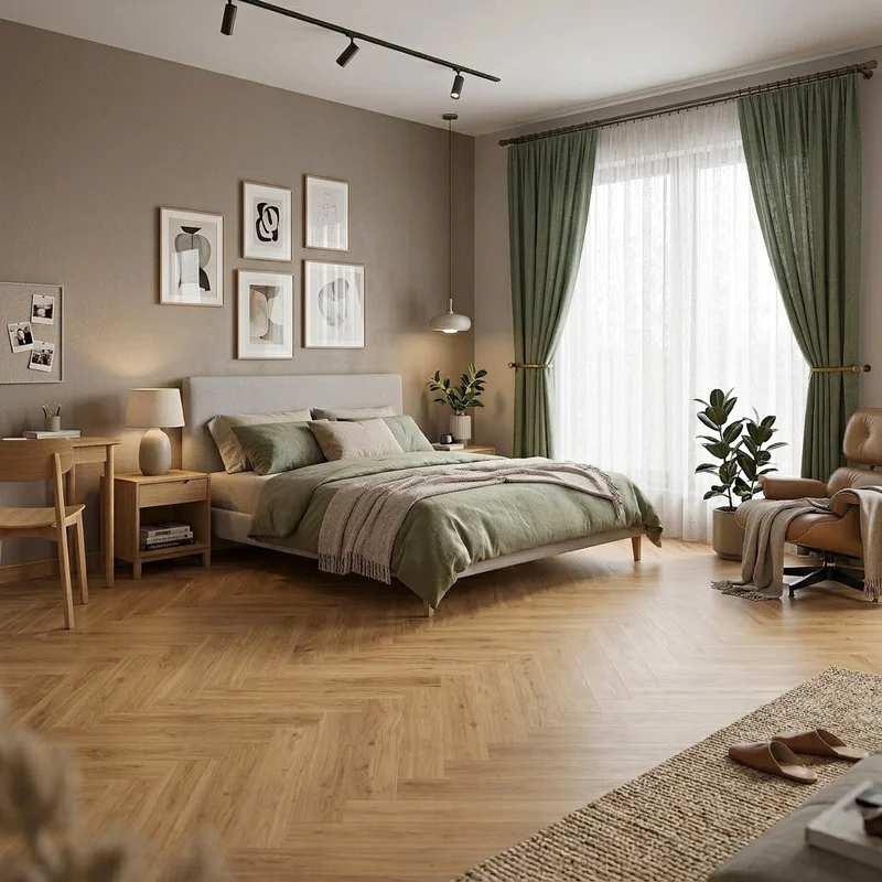 Panele winylowe SPC Jodełka Glow DOU HB 611-IB Klasa 33 5 m