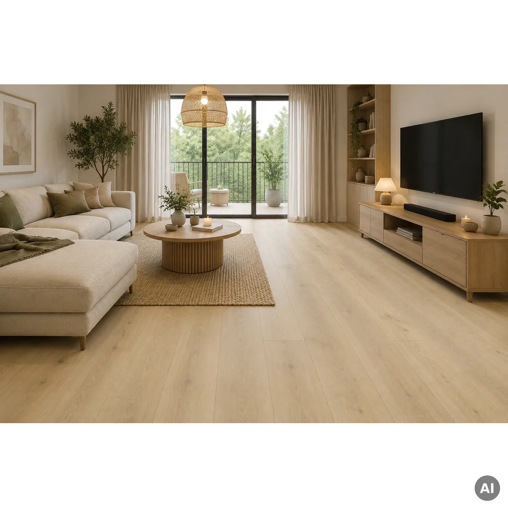 Podłoga drewniana Dąb Biały Medio 1-lamelowy 14 mm, BC8-DBB1-OX4-RXR-D14155-F