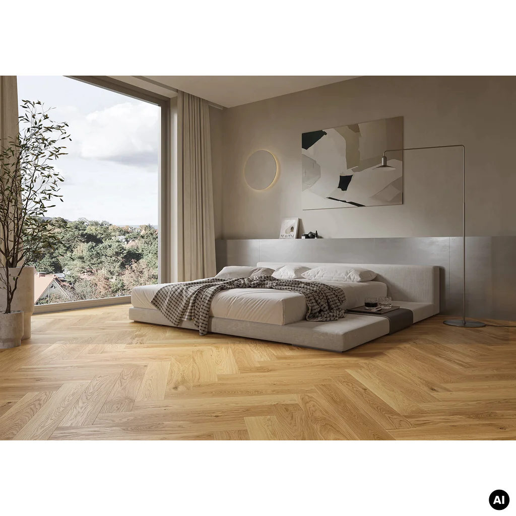 Podłoga drewniana Dąb Caramel Jodła Klasyczna 14 mm, BLC-DBE1-L05-XXR-A14130-H