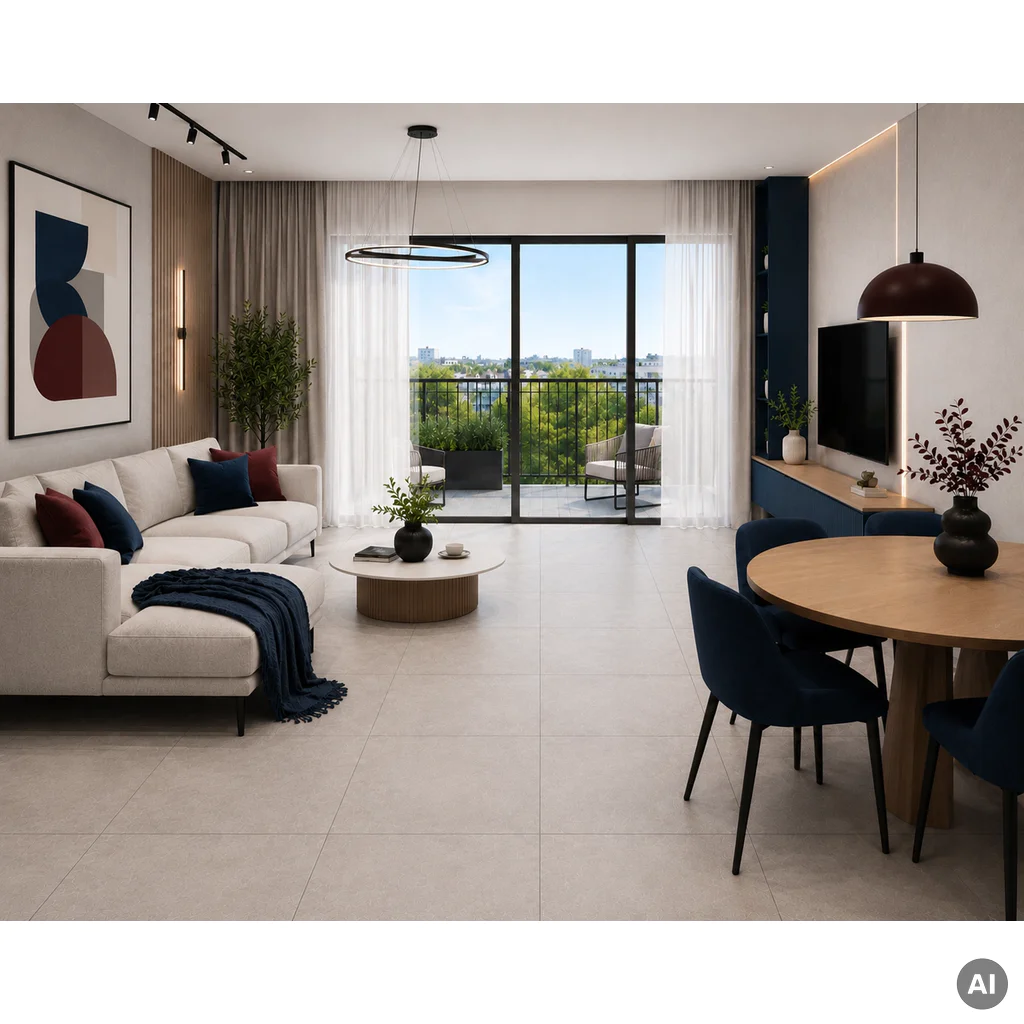 Panele winylowe SPC Concrete Dust 5 mm Klasa 33, 6067231