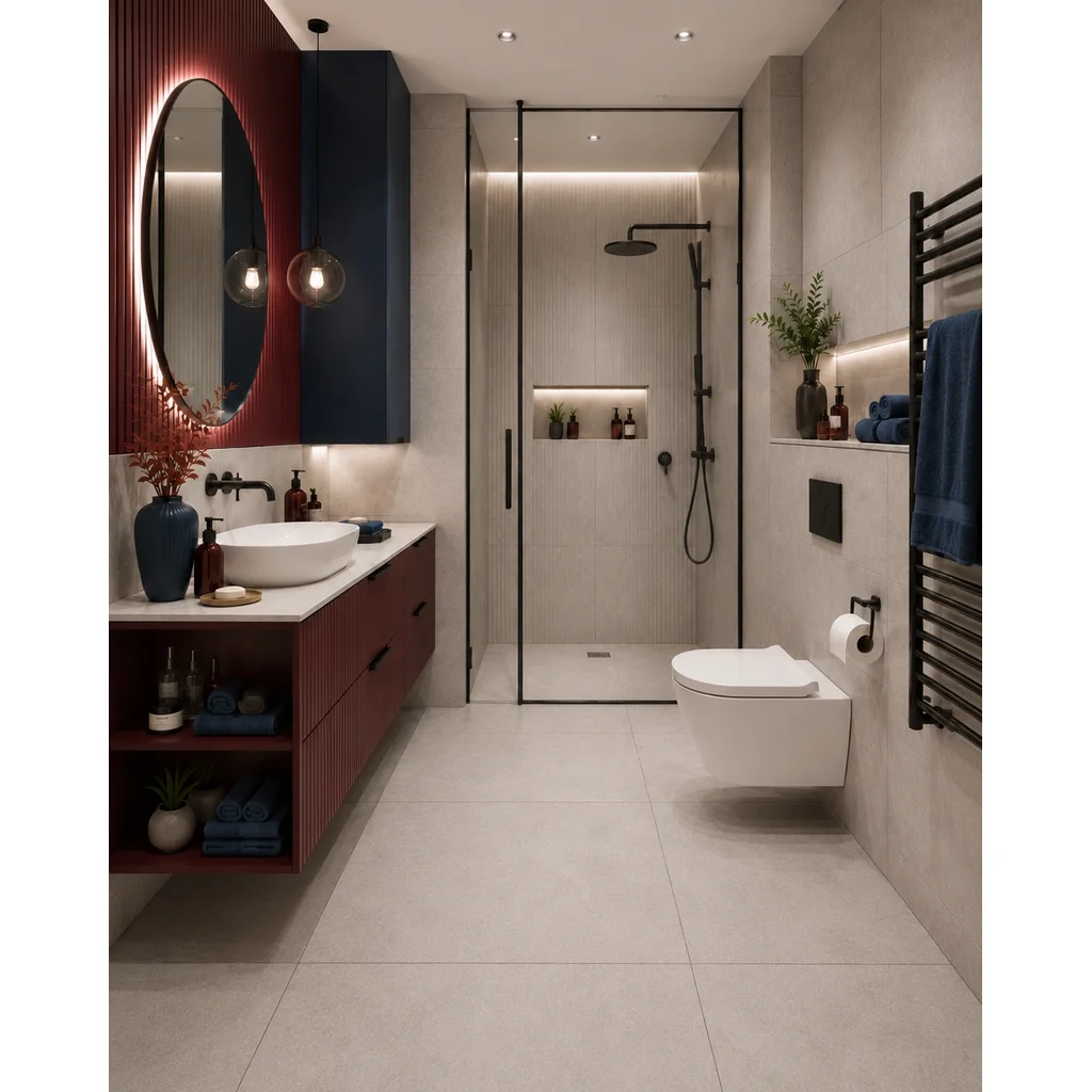Panele winylowe SPC Concrete Dust 60x60 Beton Matowy 6067231 Klasa 33 5 mm