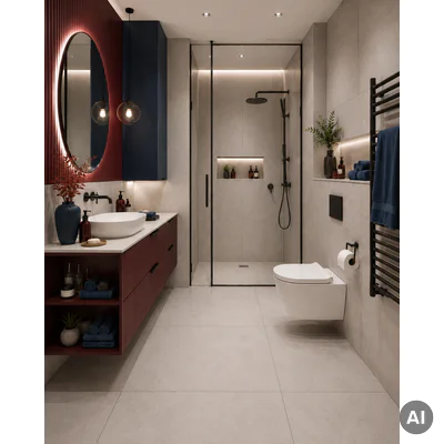 Panele winylowe SPC Concrete Dust 5 mm Klasa 33, 6067231