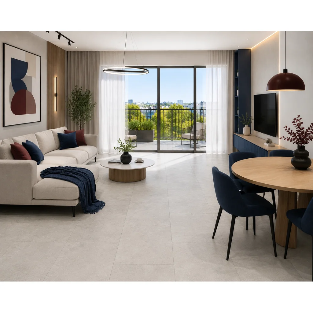 Panele winylowe SPC Concrete Dust 60x60 Beton Matowy 6067231 Klasa 33 5 mm
