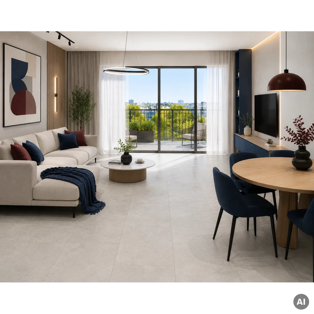 Panele winylowe SPC Concrete Dust 5 mm Klasa 33, 6067231