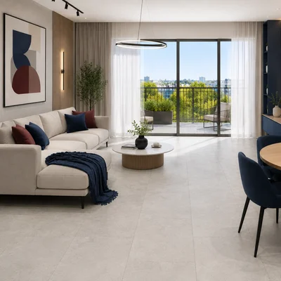 Panele winylowe SPC Concrete Dust 60x60 Beton Matowy 6067231 Klasa 33 5 mm