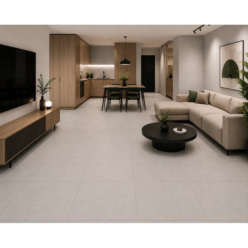 Panele winylowe SPC Concrete Dust 60x60 Beton Matowy 6067231 Klasa 33 5 mm