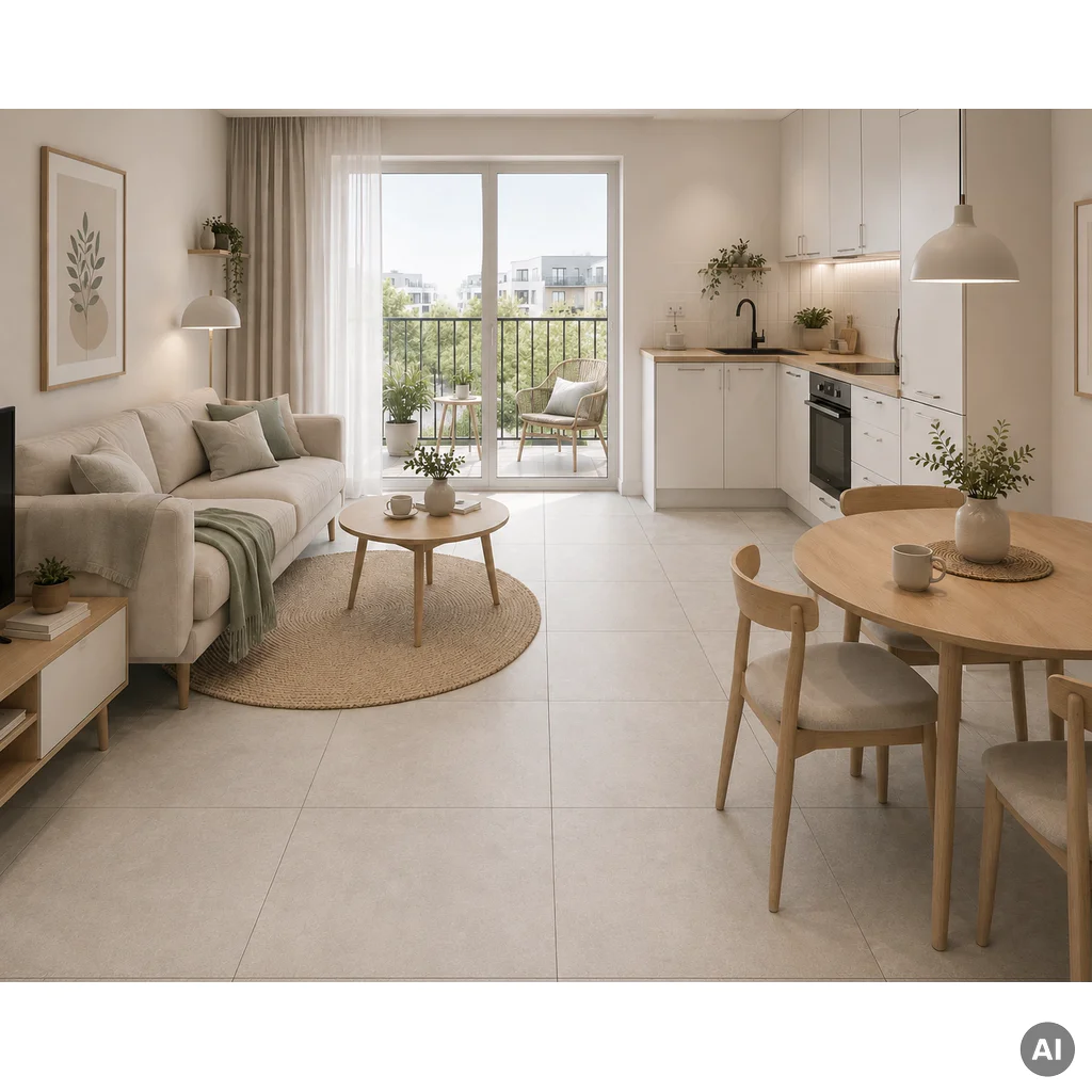 Panele winylowe SPC Concrete Dust 5 mm Klasa 33, 6067231