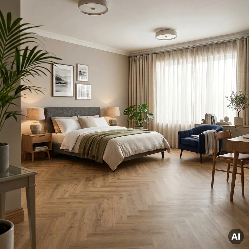Panele winylowe Jodełka Glow 2.5 mm Klasa 33, DOU HB DB-611
