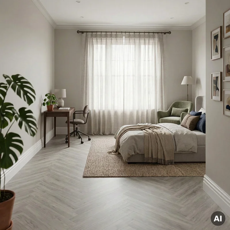 Panele winylowe Jodełka Dusty Grey DOU HB DB-603 Klasa 33 2