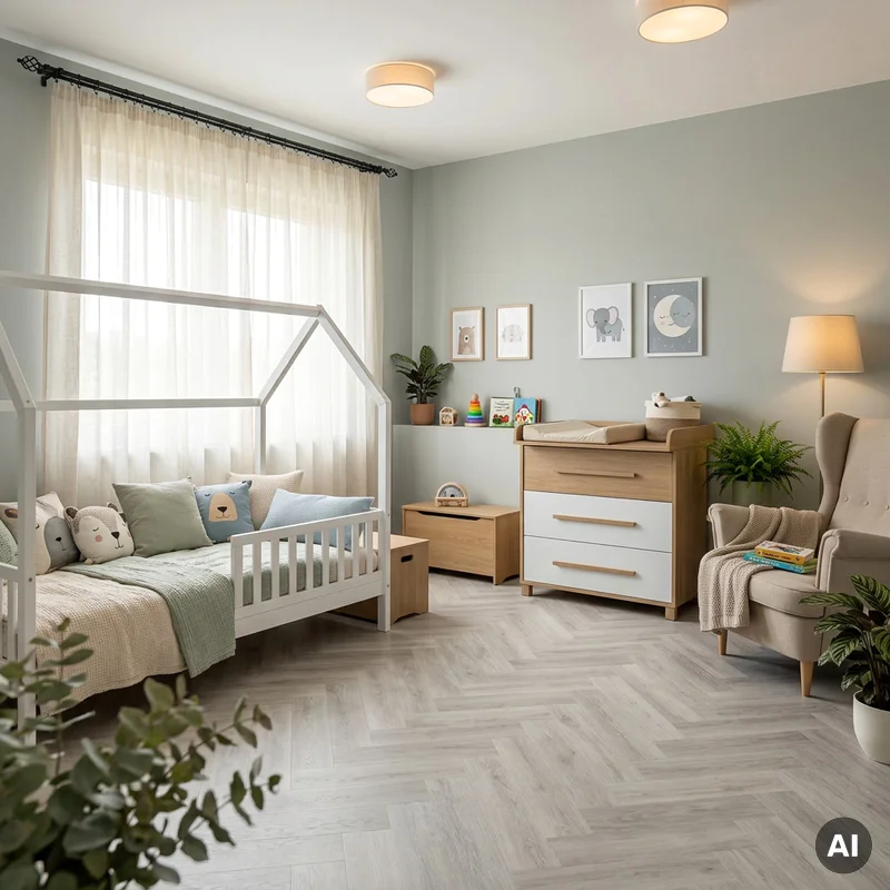 Panele winylowe Jodełka Dusty Grey DOU HB DB-603 Klasa 33 2