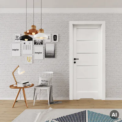 Drzwi Porta Trim Lite A.2 Prawe 80 Przylgowe WC, SPXTA20P08DBIWSB3KA300