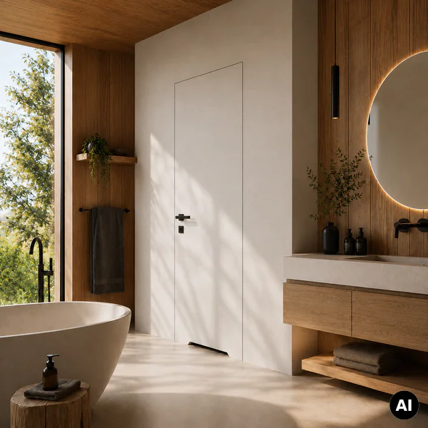 Zestaw Drzwi ukryte + Ościeżnica Porta HIDE WC Bezprzylgow