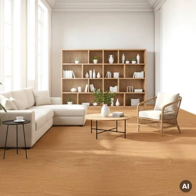 Panele winylowe SPC z podkładem Dąb Ciepły 5.5 mm Klasa 3