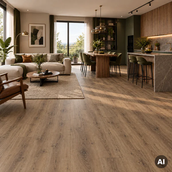 Panele winylowe z podkładem European Oak Klasa 32 5 mm, 400