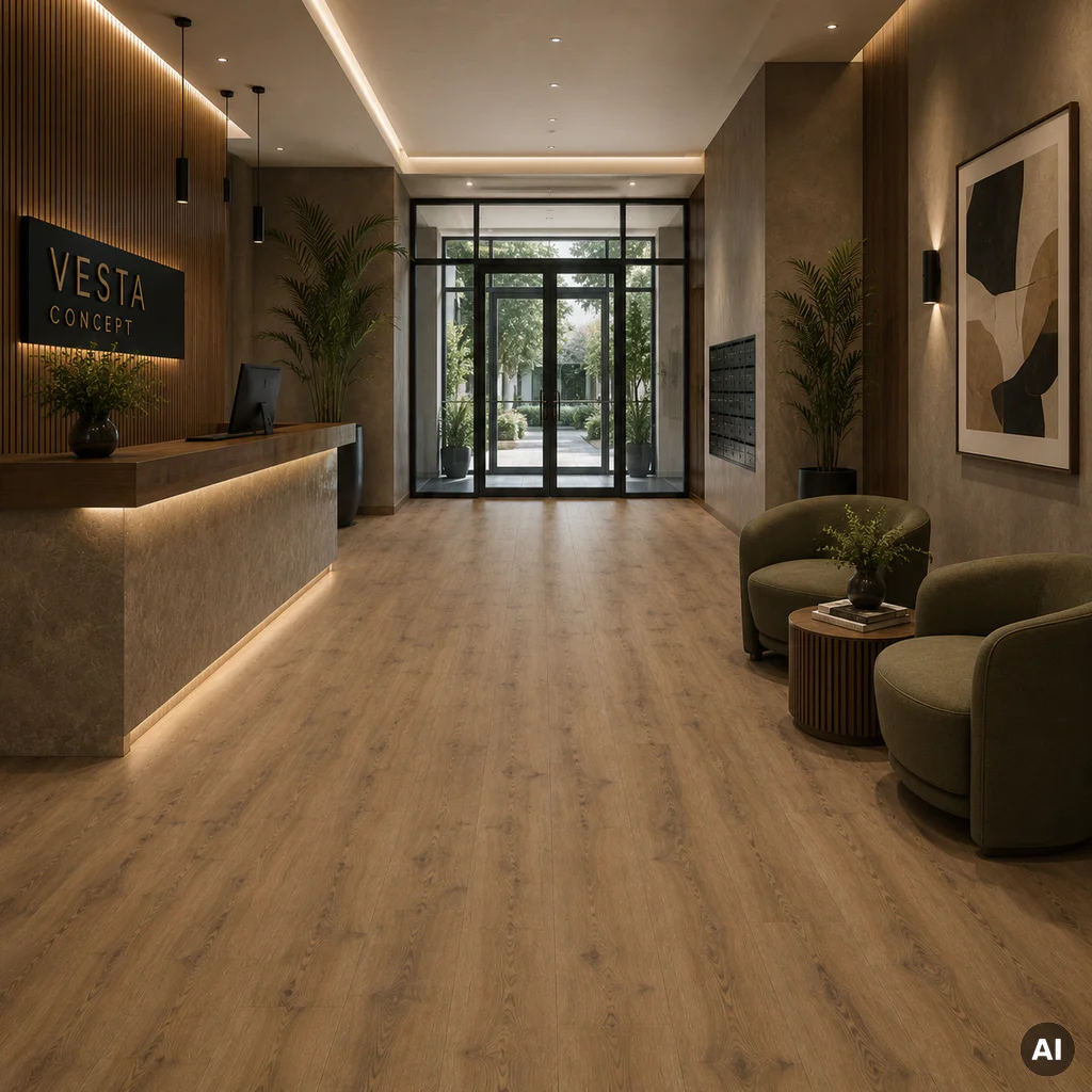 Panele winylowe z podkładem European Oak 5 mm Klasa 32, 400086193
