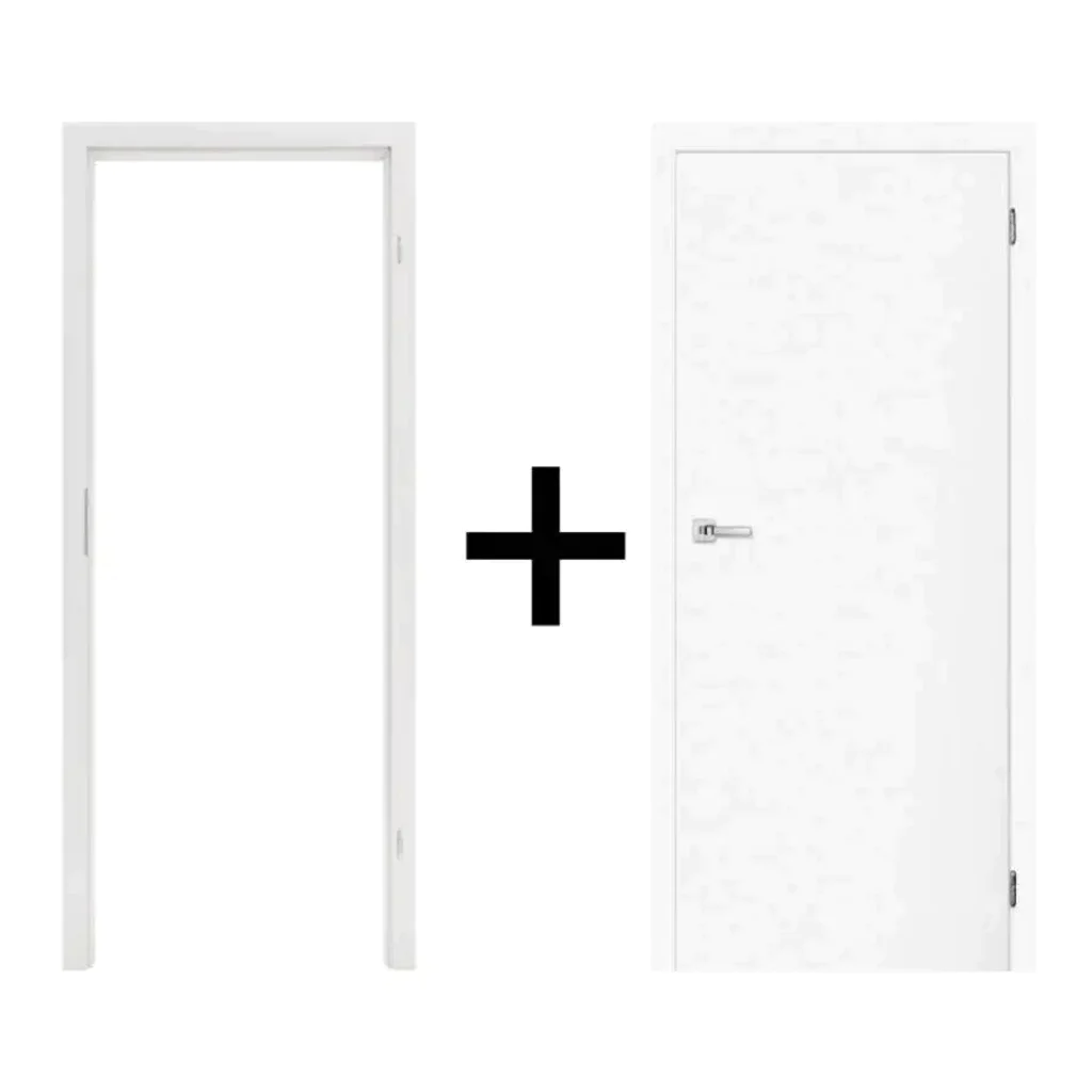Komplet drzwi + Ościeżnica regulowana 95-114 Norma Decor 1 prawe 80cm Zawias motylkowy bezprzylgowe, 100073569, 100073608