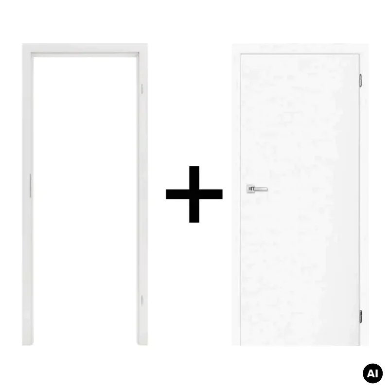 Komplet drzwi + Ościeżnica regulowana 95-114 Norma Decor 1