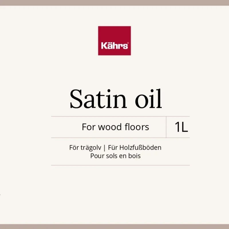 Olej pielęgnacyjny do podłóg drewnianych Kahrs Satin Oil