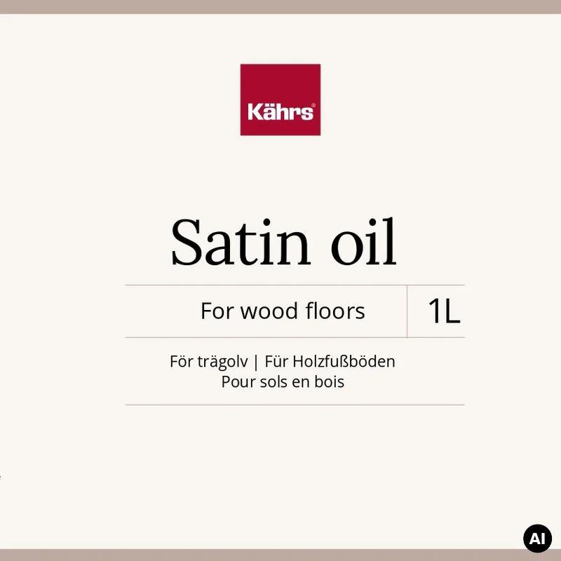 Olej pielęgnacyjny do podłóg drewnianych Kahrs Satin Oil