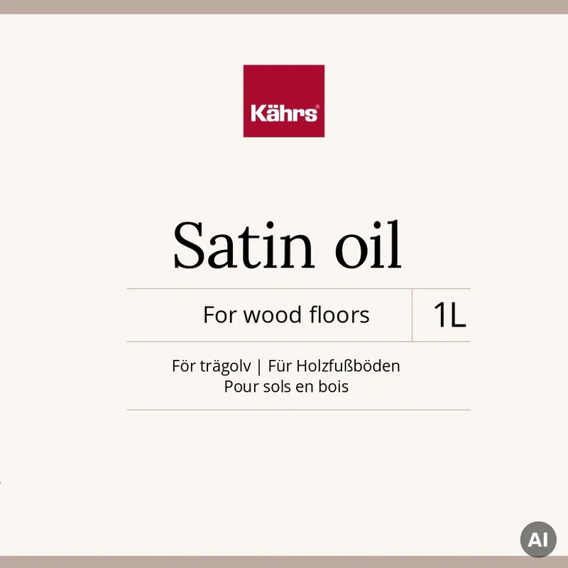 Olej pielęgnacyjny do podłóg drewnianych Kahrs Satin Oil