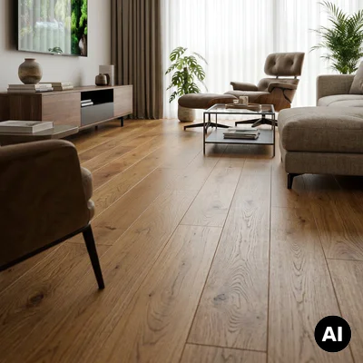 Podłoga drewniana Deska Natur Honey Brown 14 mm, 5905745601701