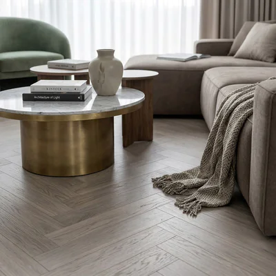 Podłoga drewniana Jodełka angielska Select White 14 mm, 5905745601770