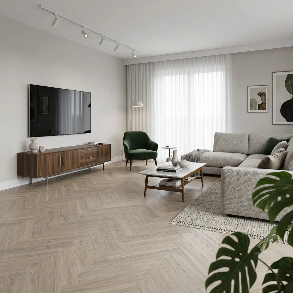 Podłoga drewniana Jodełka angielska Select Raw Wood 14 mm, 5905745601824