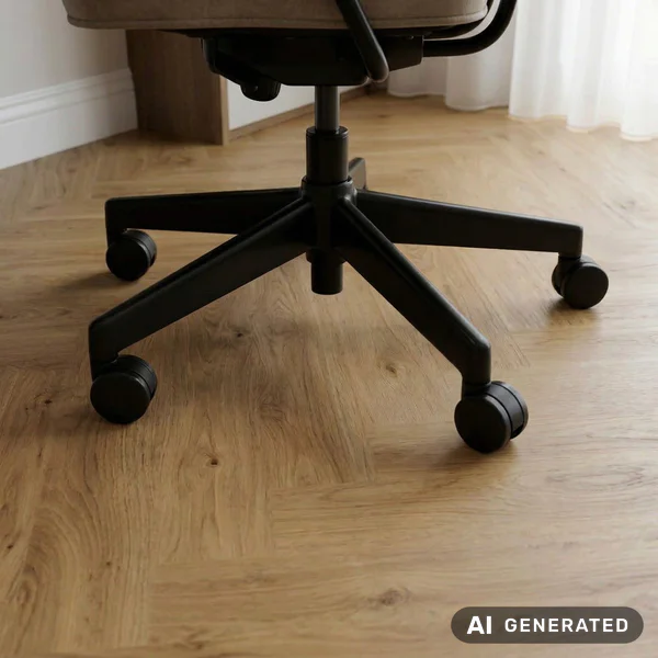 Panele winylowe SPC z podkładem Jodełka Noble Ciemny 5 mm 