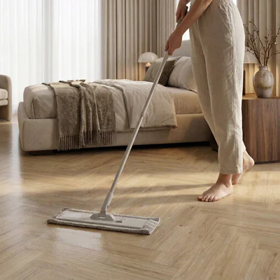 Panele winylowe SPC ze zintegrowanym podkładem Jodełka Supreme Klasa 32 5 mm, PAN000340
