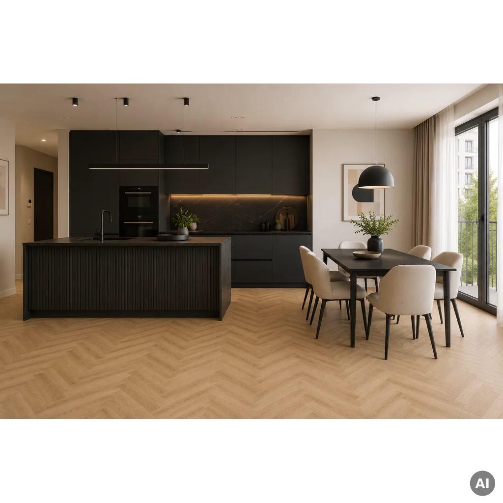 Panele winylowe SPC z podkładem Jodełka Supreme Klasa 32 5 mm, PAN000340