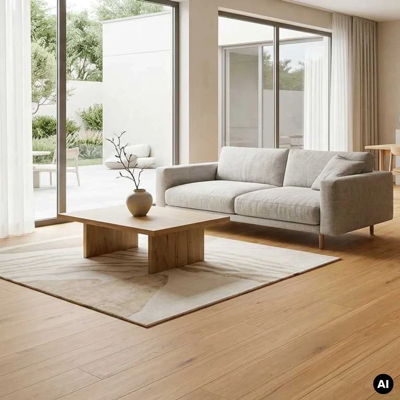 Podłoga drewniana Dąb Naturalny Calm 10.3 mm TAK, 78613