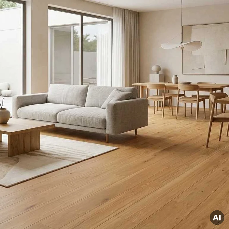 Podłoga drewniana Dąb Naturalny Calm 10.3 mm TAK, 78613