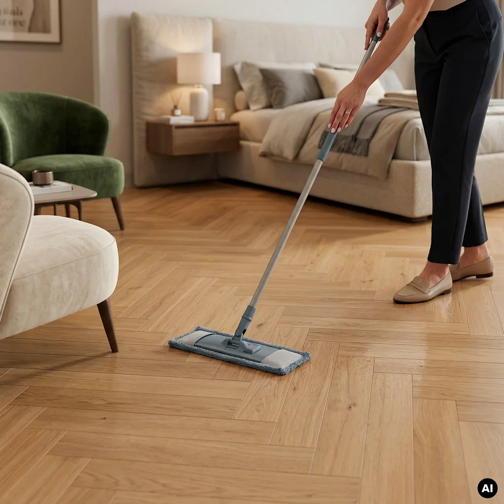 Podłoga drewniana Jodełka Dąb Kaschmir Calm 10.3 mm TAK, 78858