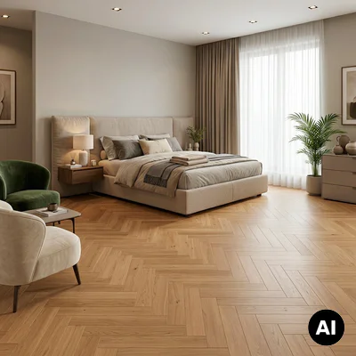 Podłoga drewniana Jodełka Dąb Kaschmir Calm 10.3 mm TAK, 78858