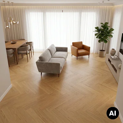 Podłoga drewniana Jodełka Dąb Pure Calm 10.3 mm TAK, 78861