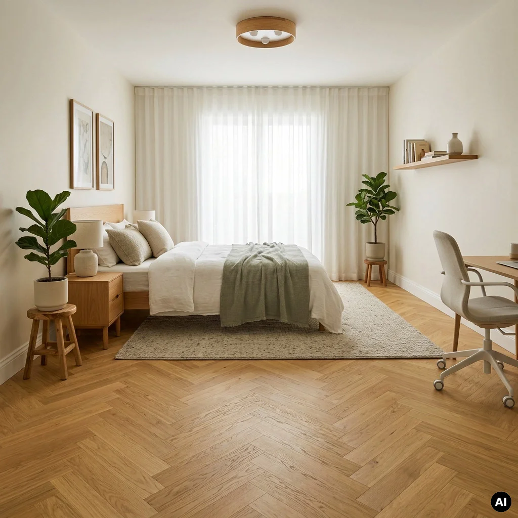 Podloga drewniana Jodełka Dąb Naturalny Lively 10.3 mm TAK, 78512-1