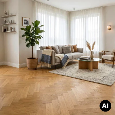 Podloga drewniana Jodełka Dąb Naturalny Lively 10.3 mm TAK, 78512-1