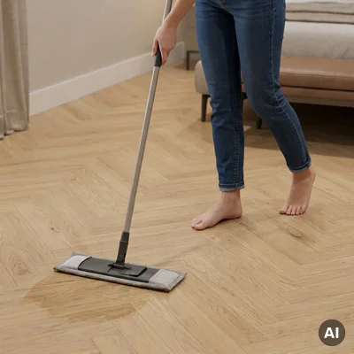 Panele winylowe SPC z podkładem Jodełka Euphoria Klasa 34 6 mm, PAN000351