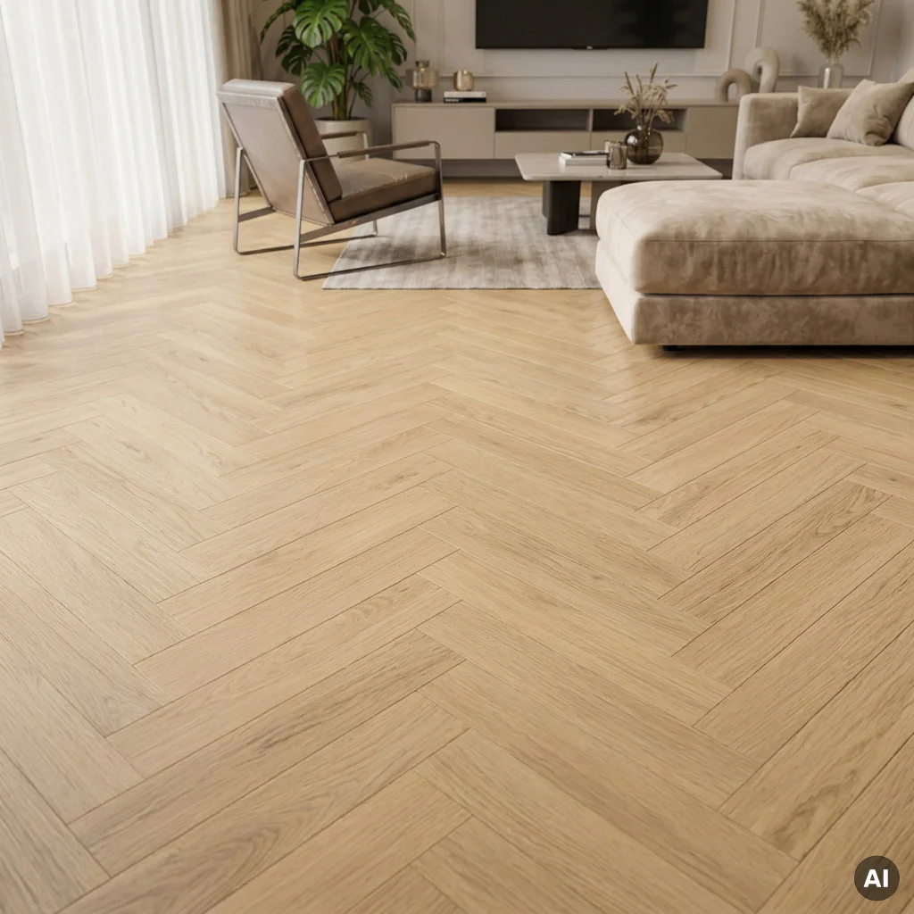 Panele winylowe SPC z podkładem Jodełka Euphoria Klasa 34 6 mm, PAN000351