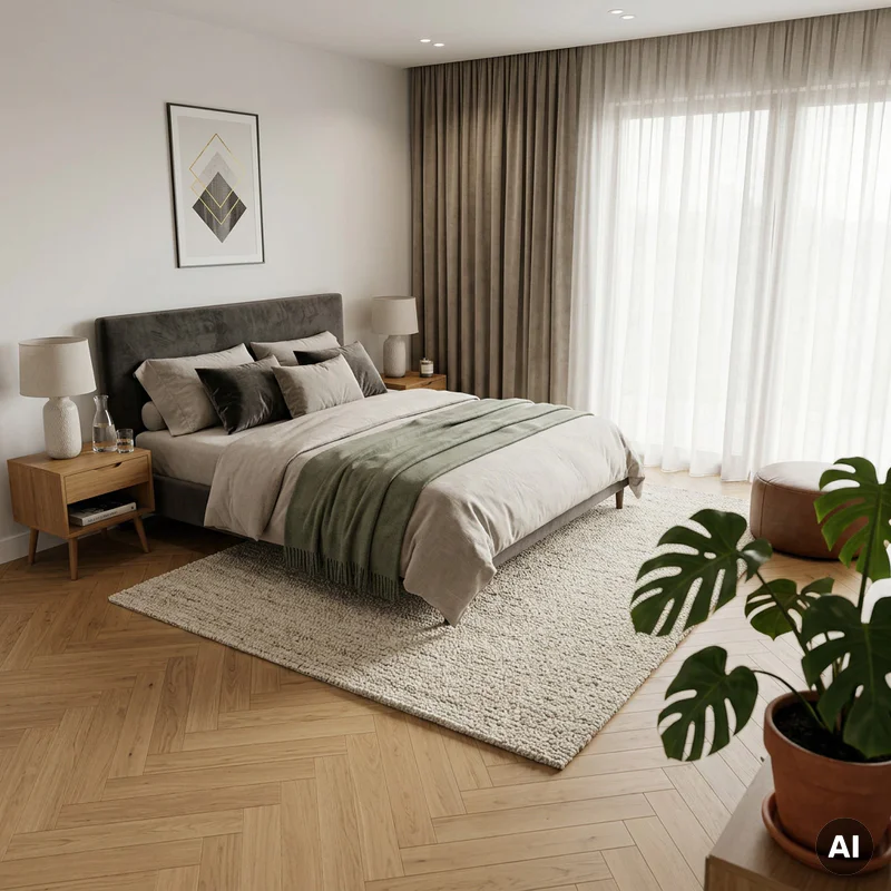 Panele winylowe SPC z podkładem Jodełka Charm Klasa 34 6 m