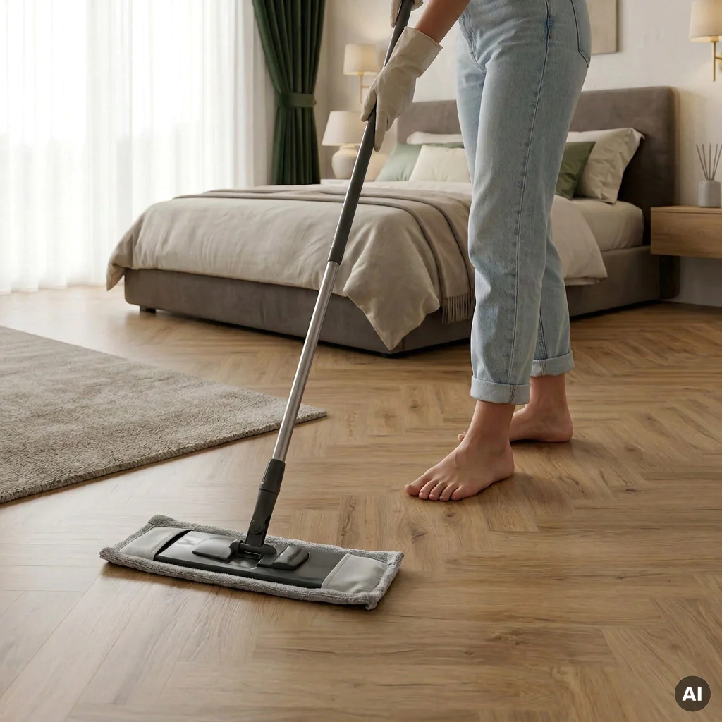 Panele winylowe SPC z podkładem Jodełka Essence Klasa 34 6 mm, PAN000361